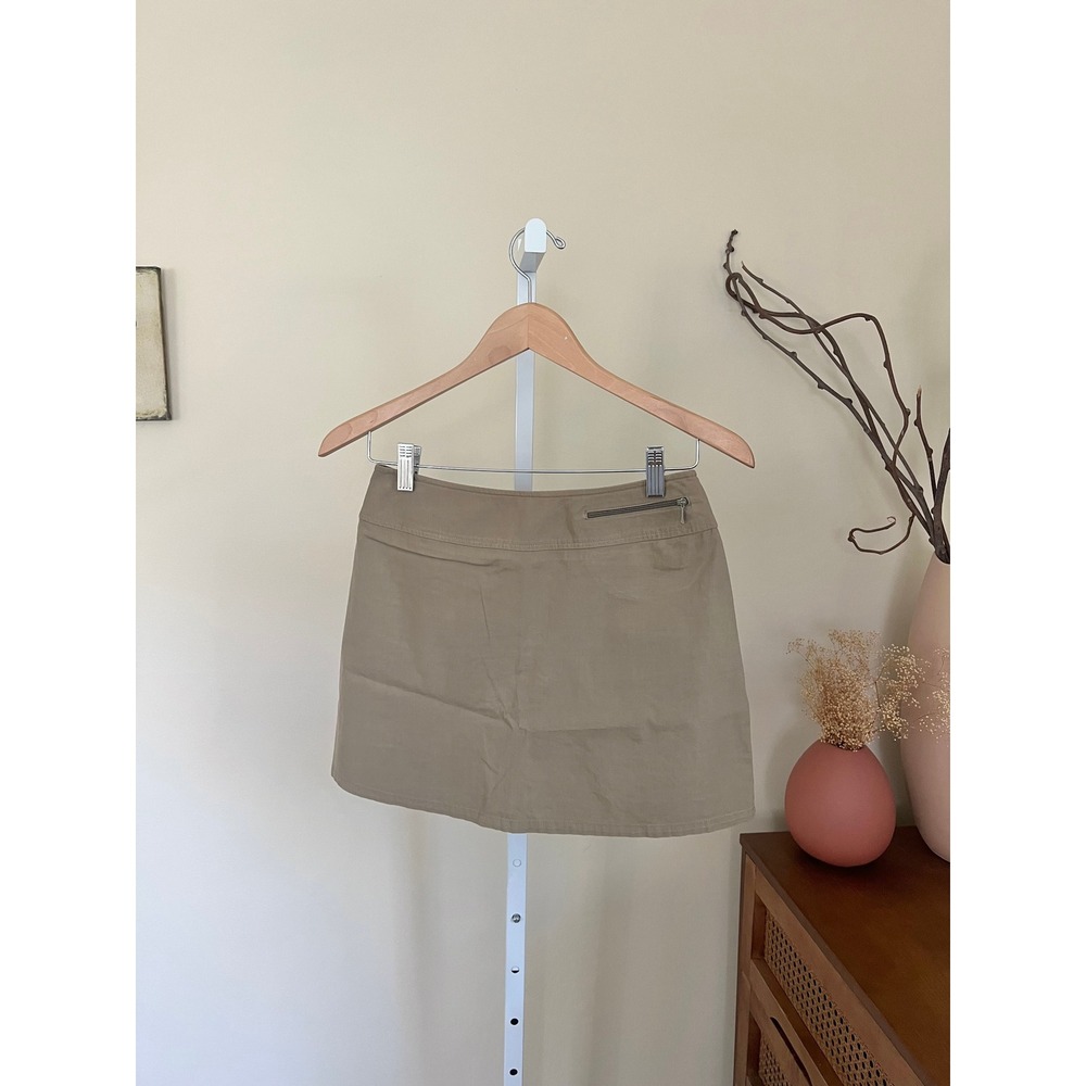 Vintage Y2K Express Khaki‎ Mini Skirt